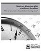 Thumbnail of the SHIBA publication about Medicare Advantage enrollment timelines