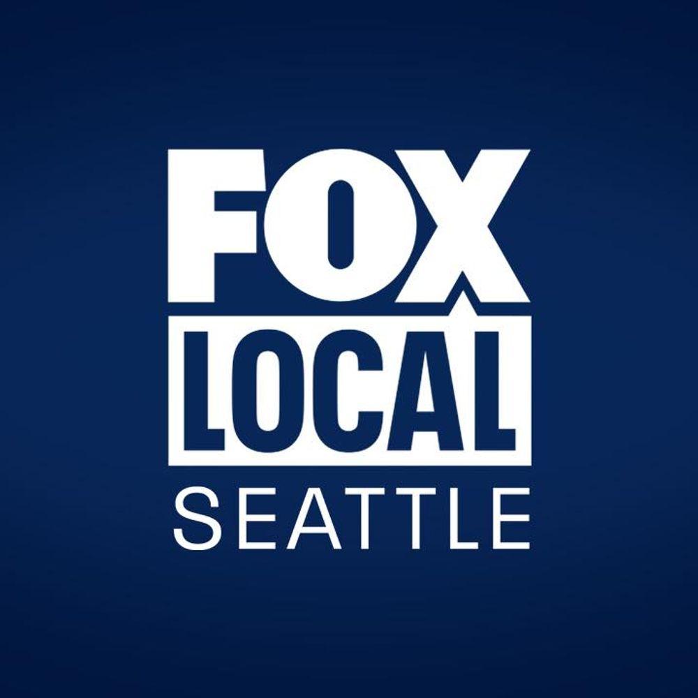 Fox local Seattle logo with blue background