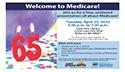 Picture of Welcome to Medicare! birthday presentation flier